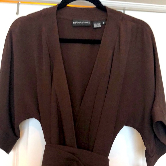 Silk Wrap Dress - Picture 3 of 10